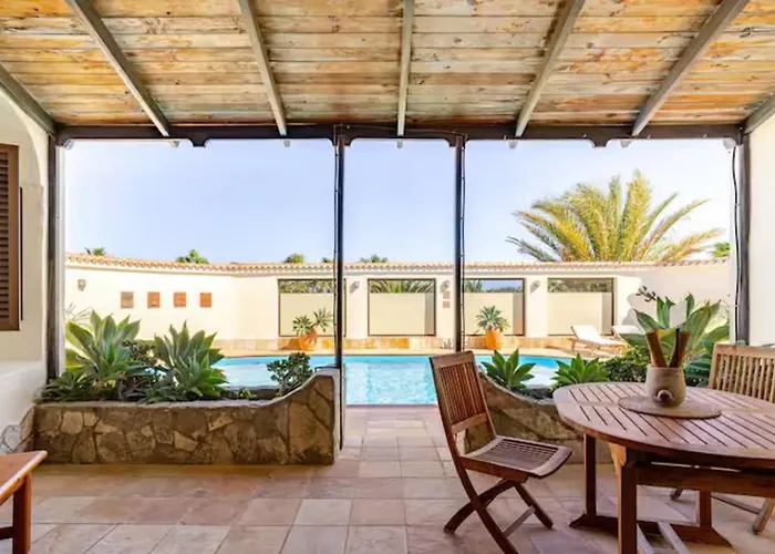 Casa Barranco Grande - Entspannung Pur Mit Privatem Pool, Wind- Und Sichtgeschuetzt